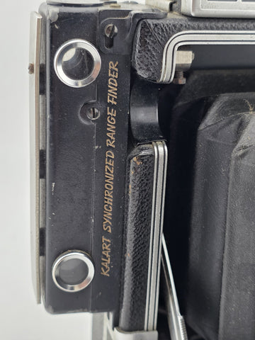 Graflex Crown Graphic 4x5 Camera Kodak Ektar 101mm f4.5 Flash Supermatic. Read.