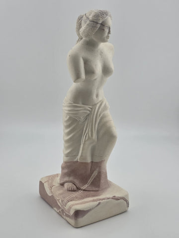 Vintage Venus de Milo Aphrodite Greek Goddess Chalkware Plaster Statue 8.5"
