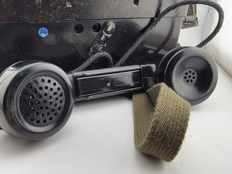 Vintage Collectible 1962 Cold War Elektrik Lorenz German Military Field Phone