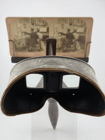 Antique Underwood & Underwood Sun Sculpture June 11 1901 Stereoscope 3D Viewer