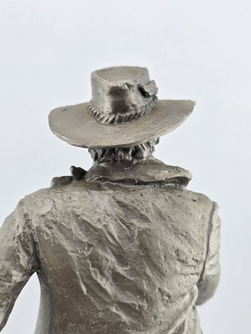Franklin Mint Western Heritage Museum Fine Pewter The Gunfighter by Jim Ponter