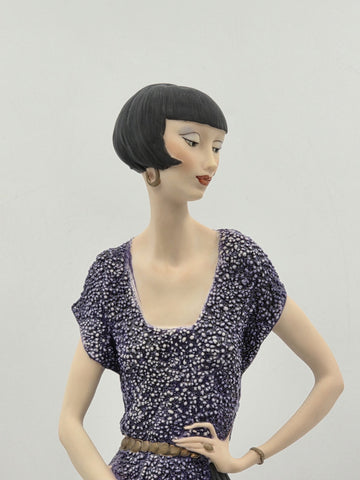Giuseppe Armani Lady W Fan Figurine Ltd Edition #387C. 739/5000. Exclusive. Read