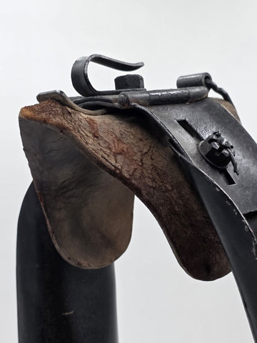 Ultra Rare Antique 19th C Drop Down Firefighting Station Clip On Horse Harness.