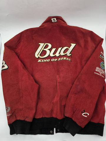 NASCAR Chase Authentics Dale Earnhardt Jr Budweiser Racing Jacket Sz 2XL Red