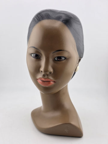 Vintage Marwal Hawaiian Polynesian Hula Girl Bust Chalkware 8" tall
