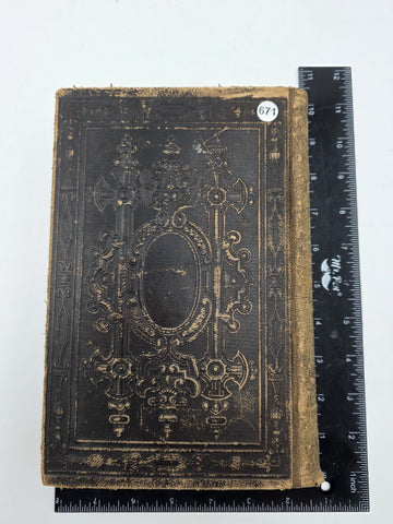 1867 Sacred Biography History Holy Scriptures Osmond Tiffany Antique Bible Book