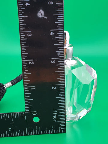 Vintage Oleg Cassini Crystal  Perfume  Bottle with  Atomizer New, unused