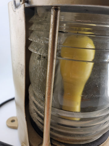 Rare Vintage Original Perko USCG Ships Masthead Light W New Cable. Works.