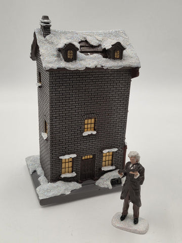 Harry Potter Hawthorne Village Ollivanders Wand Shop Garrick Ollivander COA