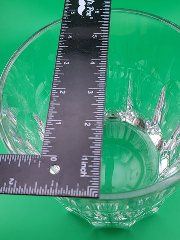 Beautiful Vintage Ralph Lauren Cut Crystal Ice Bucket TT. 6.5 Inch High.