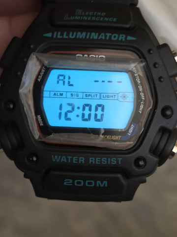 New!! Rare Vintage Casio DW-290T Module (1189) Illuminator Shock-resistant Watch