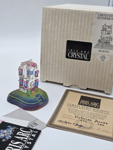 Rare Iris Arc Crystal Victorian House Christopher Hughes Limited 272/750 Box COA