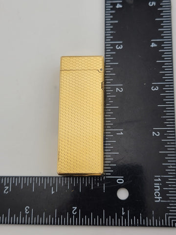 Vintage Dunhill Rollagas Gold Tone Made in Switzerland Very Clean. Untested.