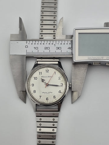 1969 Citizen Homer JNR Railway Watch Second Setting 21J Kagoshima Japan. Works.