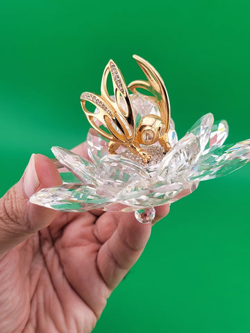 Vintage Swarovski Crystal "In Flight" Series - Bee Gold 7553NR100 (Retired) EUC