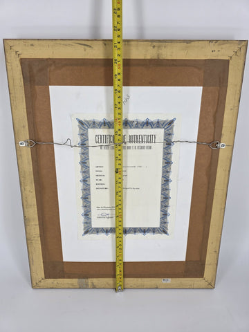 Patricia Govezensky Signed Limited Edition Serigraph 64/375 Framed Color W COA