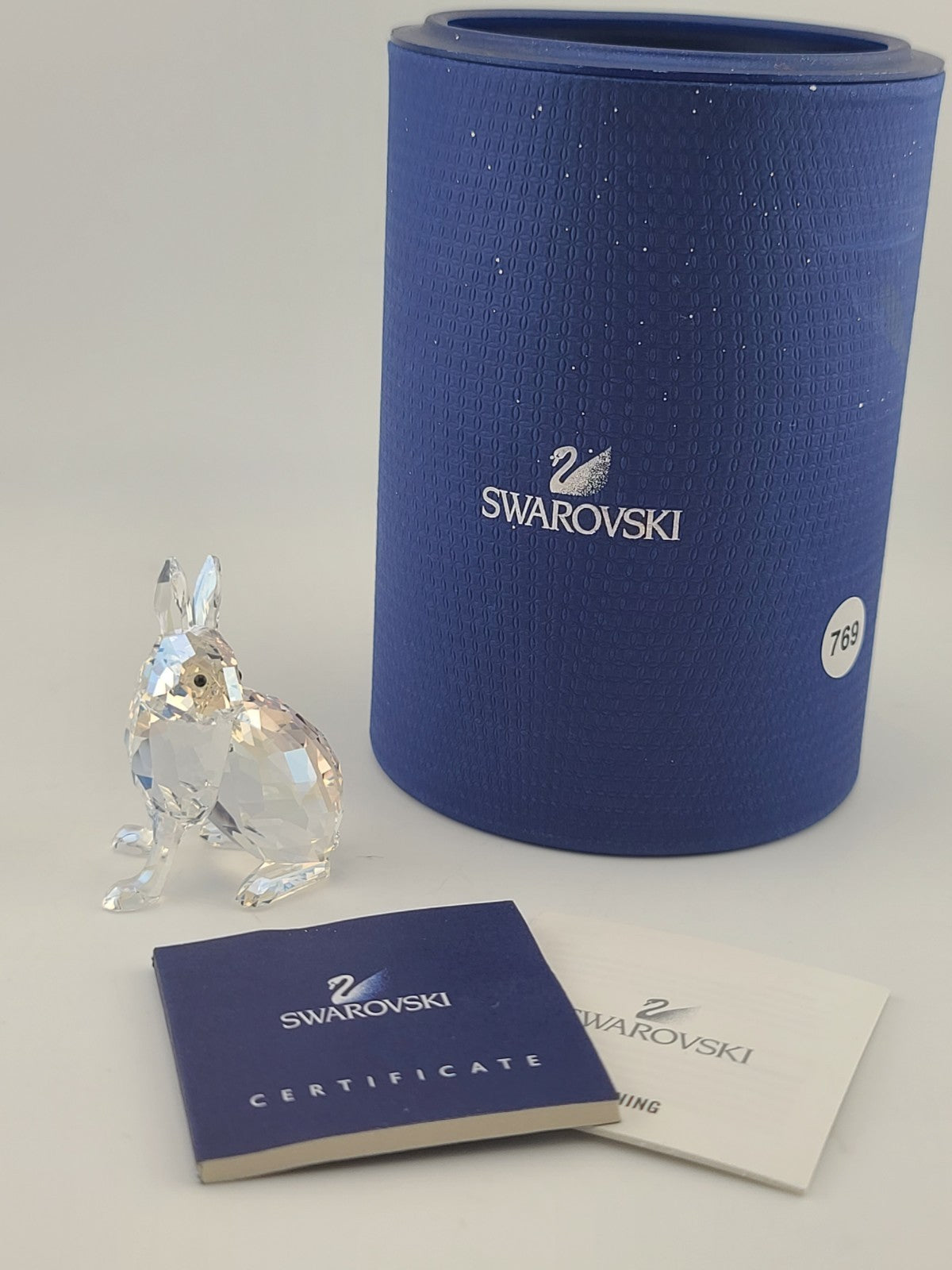 Vintage Swarvoski SCS Arctic Hare Event Piece 2011  #1055005. Ltd Ed.