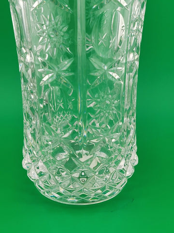 Vintage RCR - Royal Crystal Rock - 24% Lead Crystal Vase - 8.5 In -Made in Italy