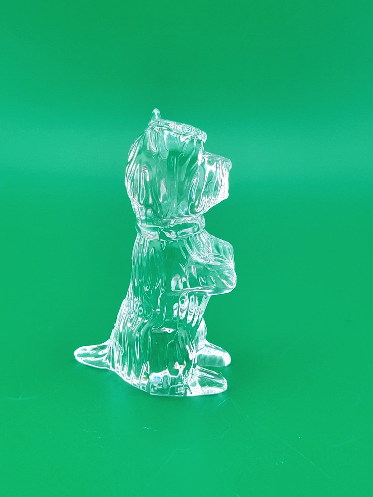 Vintage Collectible Waterford Crystal Scottish Terrier Dog Figurine 3.5". Read.