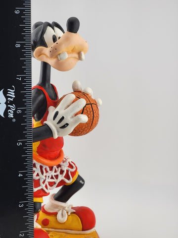 Walt Disney World Disneyland Resort Goofy Basketball Bobble Head Figurine 8.5”