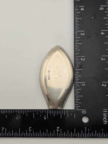Set of 8  1940's Webster Sterling Silver Spoon Rests Leaf Form 100.9g USA
