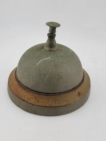 Antique 1863 Victorian Brass Hotel Counter Bell Service Bell Ship Bell. Working