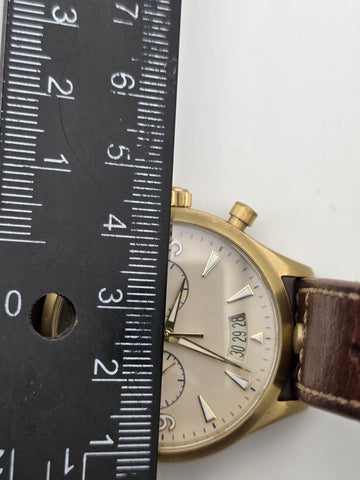 Original Movado Heritage Series Calendoplan Chronograph Watch 03.3.34.6035 Works
