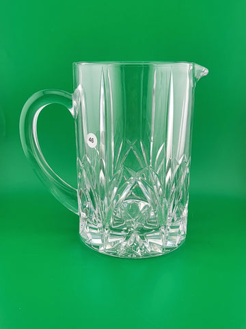Vintage Marquis by Waterford Crystal Elegant Wedge Cut Pitcher 6.5" Tall
