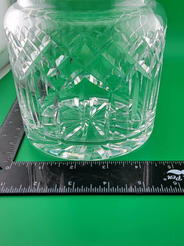 Vintage Waterford Crystal Lismore Lidded Biscuit Barrel Jar Canister Ireland