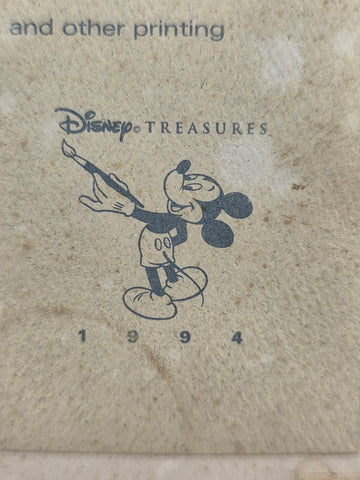 Rare Disney Treasures "Brave Little Tailor" Mickey Serigraph Etching Framed COA.