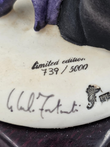 Giuseppe Armani Lady W Fan Figurine Ltd Edition #387C. 739/5000. Exclusive. Read