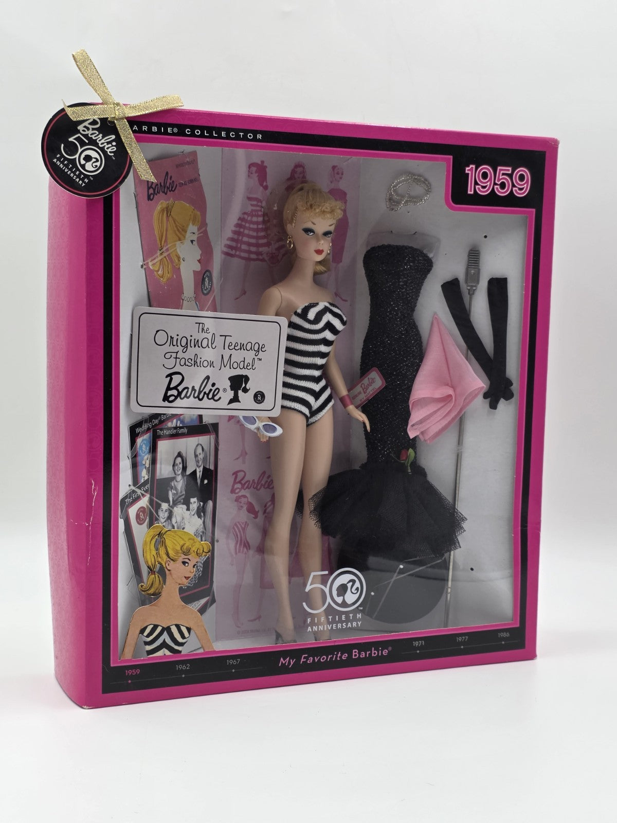 1959 50th Anniversary My Favorite Barbie The Original Teenage Fashion Model Doll