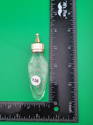 Antique Collectible Caron Baccarat Hobnail Empty Perfume Bottle Paris France.