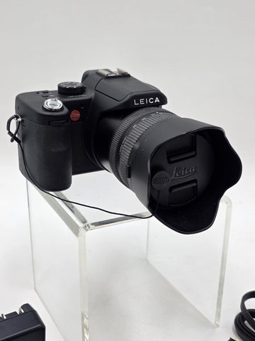 Vintage Leica V-LUX V1 10.1MP Digital Camera W Charger, Cables, Manual. Works.