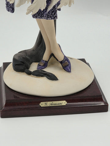 Giuseppe Armani Lady W Fan Figurine Ltd Edition #387C. 739/5000. Exclusive. Read
