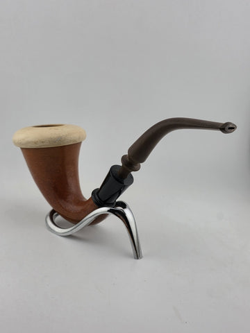 Rare Antique 1940's KAYWOODIE Gourd Meerschaum Calabash Vintage Estate Pipe