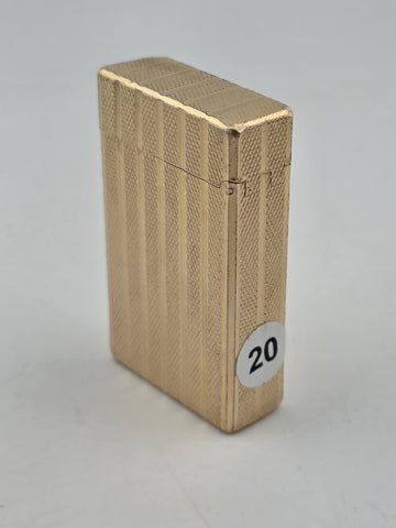 Vintage Collectible Authentic St Dupont France Gold Plated Ligne 1 Lighter.