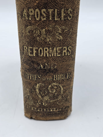 1867 Sacred Biography History Holy Scriptures Osmond Tiffany Antique Bible Book