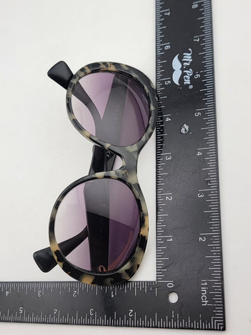 RARE Vintage Authentic PRADA Ladies Havana Matte Brown Sunglasses SPR 12P.