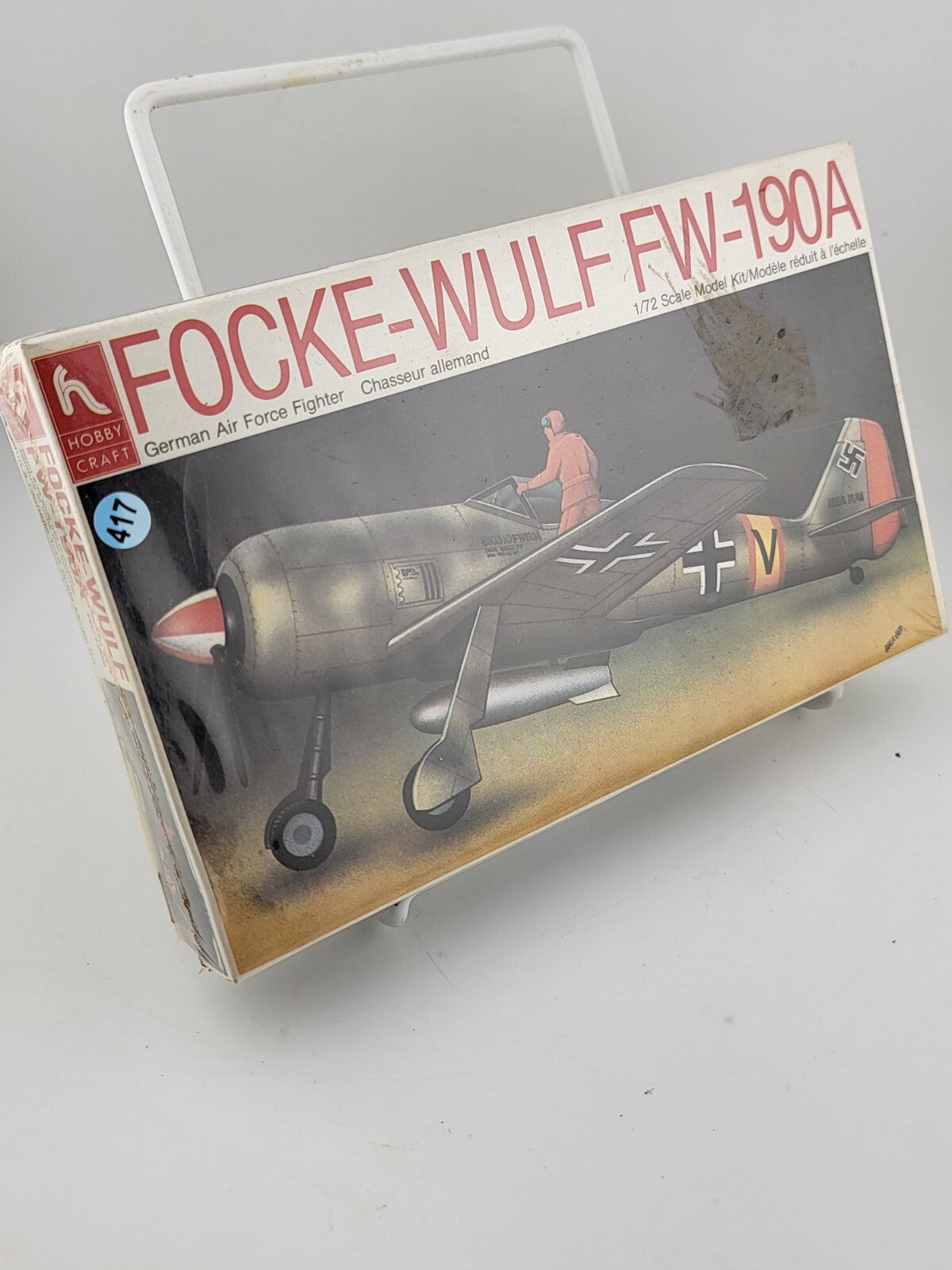 HOBBYCRAFT 1/72nd Scale FOCKE-WULF FW 190A Plastic Model Kit sealed bags