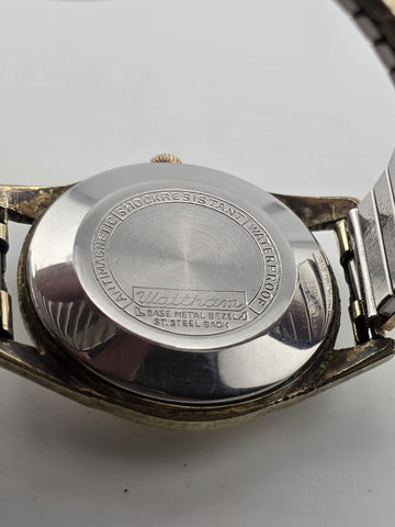 Vintage 1960's Waltham Self-Winding Shock Resistant 17j Wristwatch Working Cond.