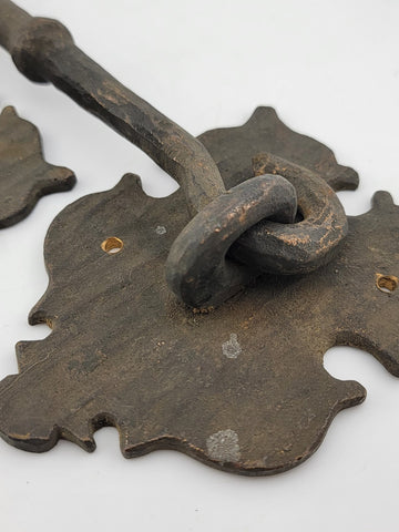 Rare Antique 18 Century Spanish Bronze Door Lock. Heavy Metal. Good Condition.