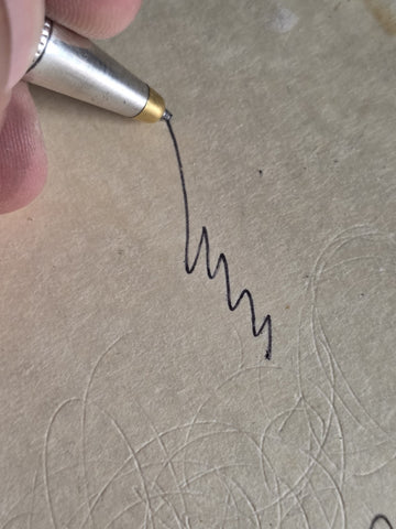 Vintage S.T Dupont Montparnasse Ciselé Ballpoint Pen - Palladium & Gold Plated