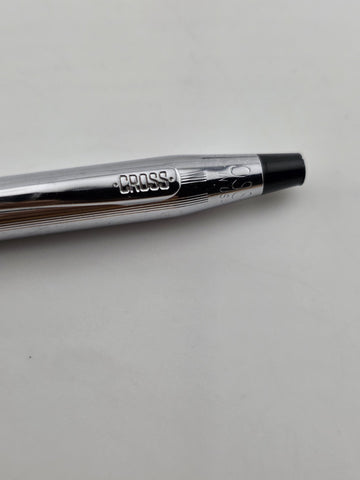 SET Of 5 GORGEOUS HIGH QUALITY SLIM CROSS POLISHED SILVER PENS AND PENCILS. READ