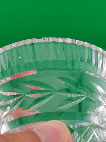 Vintage Waterford Crystal Retired Glandore 7" Vase Made In Ireland