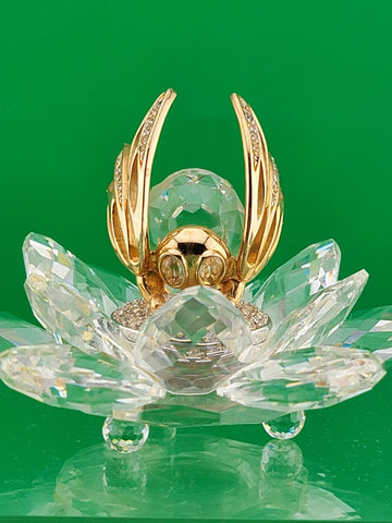Vintage Swarovski Crystal "In Flight" Series - Bee Gold 7553NR100 (Retired) EUC