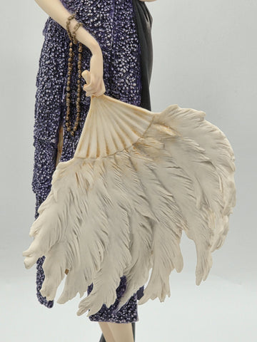 Giuseppe Armani Lady W Fan Figurine Ltd Edition #387C. 739/5000. Exclusive. Read