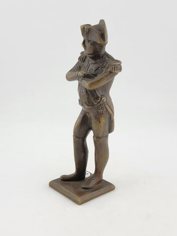 Antique Napoleon I Bonaparte Emperor 19th century bronze sculpture 5.5 Inch