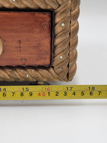 Antique 19th c. F Kroeber Clock Co New York Figural Mantle Clock W Drawer. Works