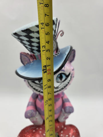 Kurt S. Adler HA0573 Hollywood Cheshire Cat Nutcracker, Multi-Colored, 15"